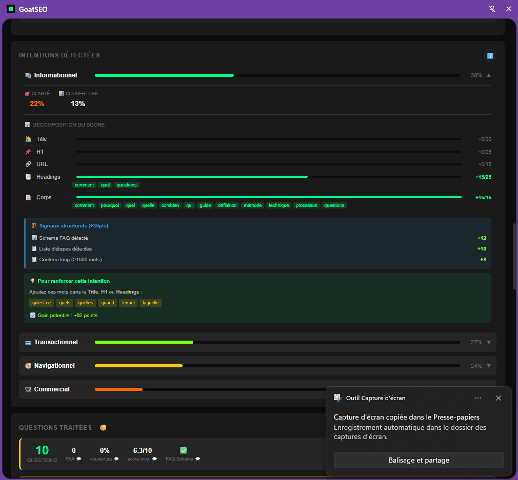 GoatSEO - Extension Google Chrome pour l'Analyse SEO – visuel 3